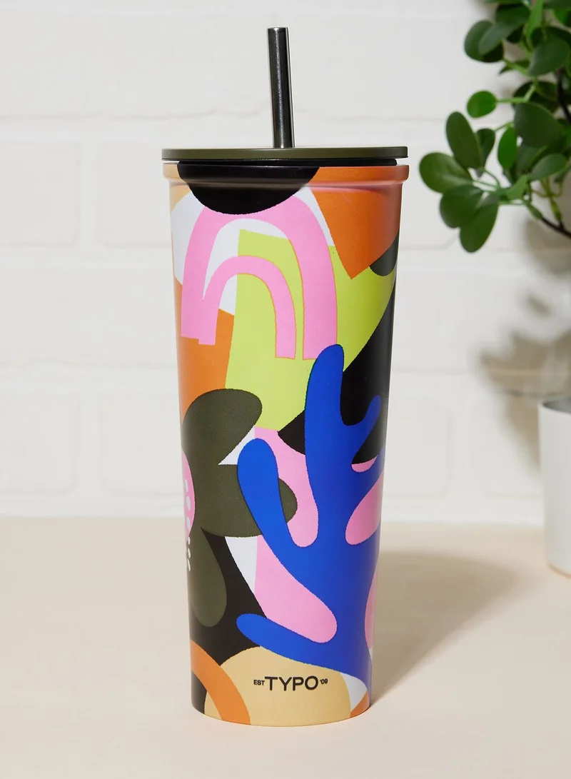 Typo Metal Smoothie Cup
