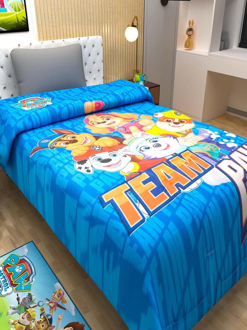 Athom Living Paw Petrol Kids Comforter 300 GSM 135x220 cm