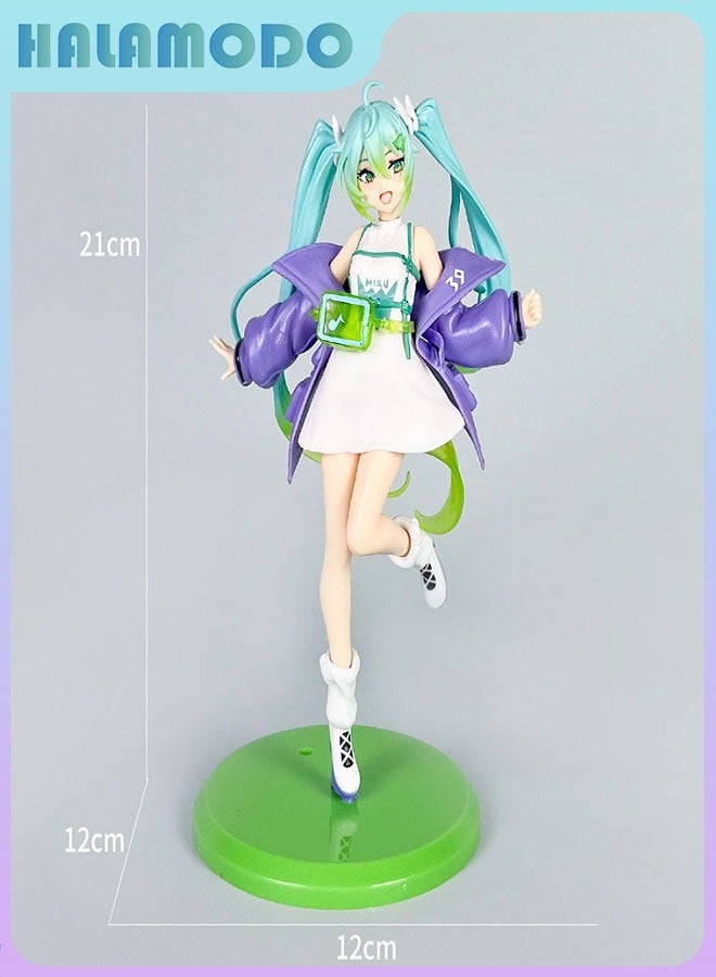 هالامودو هاتسون ميكو حقيبة الخصر لطيف اليدوية انمي فتاة دمية نموذج كهدية للفتيات - Image 1
