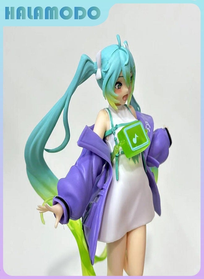 هالامودو هاتسون ميكو حقيبة الخصر لطيف اليدوية انمي فتاة دمية نموذج كهدية للفتيات - Image 4