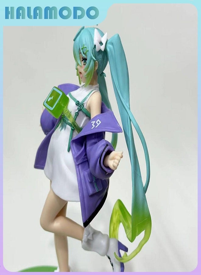 هالامودو هاتسون ميكو حقيبة الخصر لطيف اليدوية انمي فتاة دمية نموذج كهدية للفتيات - Image 5