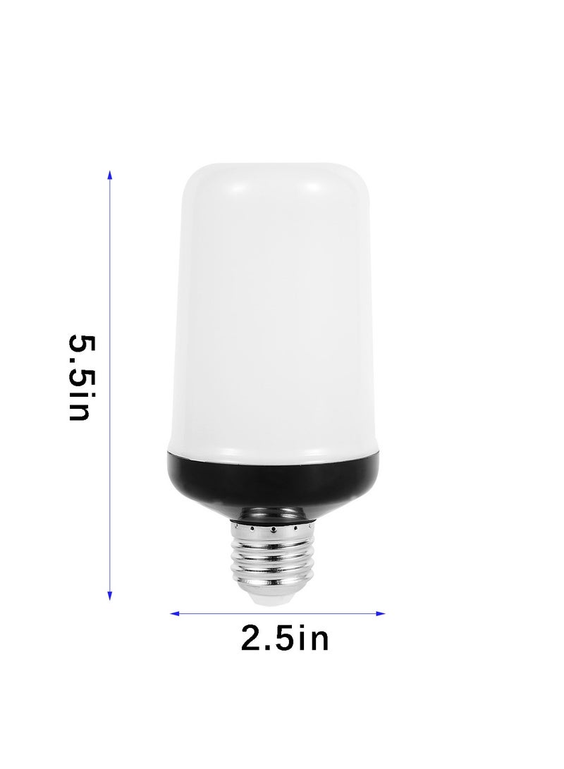 ACYYH 2piece Flame lamp with black background, realistic dynamic flame strip, gravity sensing flame pulsating lamp, for group dining atmosphere decoration, LED lamp. - Image 2