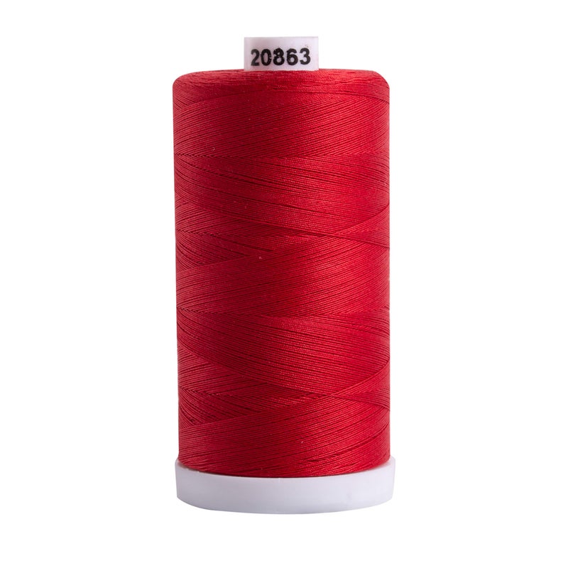 Connecting Threads 100% Cotton Thread - 1200 Yard Spool (Red) - Image 3
