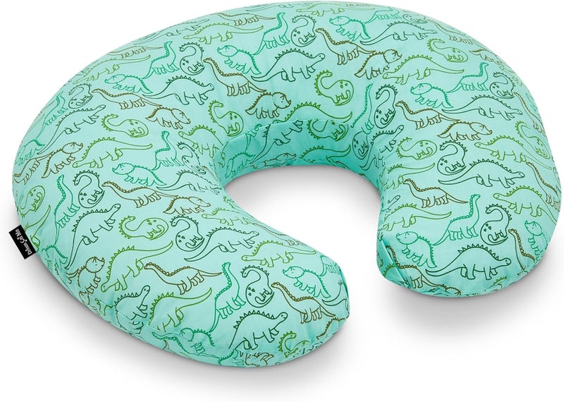 Dream On Me Beeboo Nursing Pillow and Positioner - Soft and Breathable Fabric for Breastfeeding and Bottlefeeding, Green - Image 1