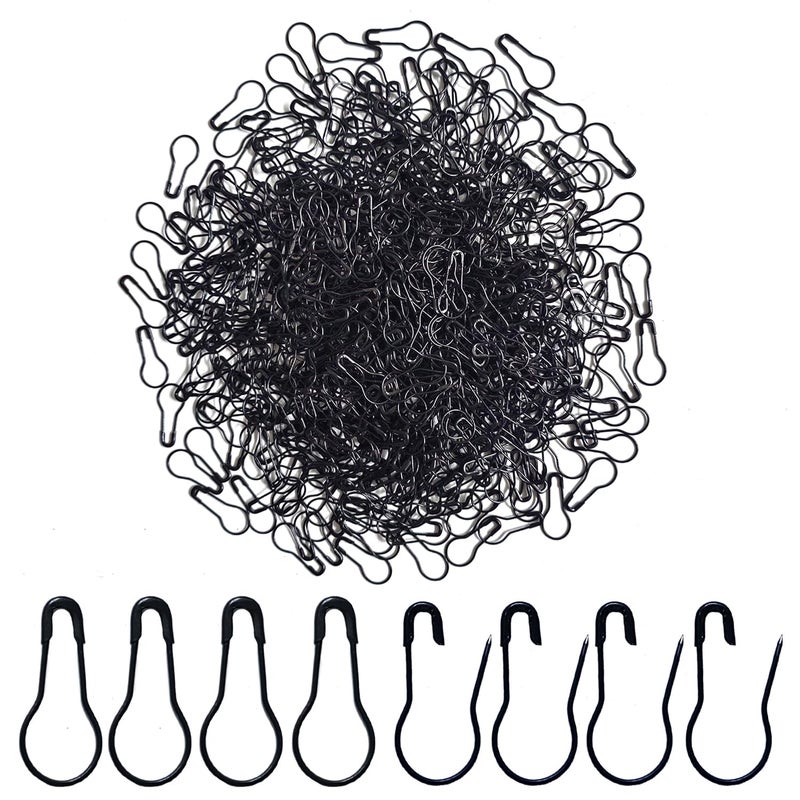 Erewa 500 Pcs Black Bulb Pins 08 Gourd Safety Pins for Craft Project Home Accessories - Image 3
