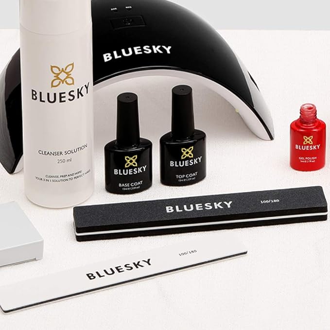 Bluesky Nail File Rhombus Professional Nail Tool For Gel Nails Double Sided Dual Grade Grit 100180 Emery Board Manicure and Pedicure Accessories - Image 4