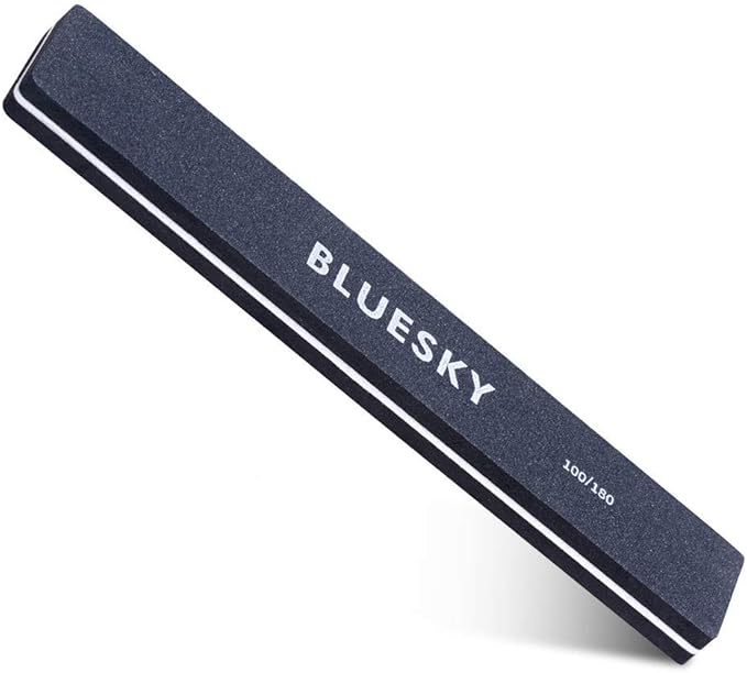 Bluesky Nail File Rhombus Professional Nail Tool For Gel Nails Double Sided Dual Grade Grit 100180 Emery Board Manicure and Pedicure Accessories - Image 1