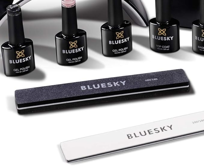 Bluesky Nail File Rhombus Professional Nail Tool For Gel Nails Double Sided Dual Grade Grit 100180 Emery Board Manicure and Pedicure Accessories - Image 5