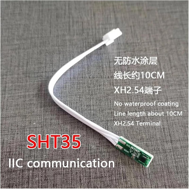 وحدة استشعار درجة الحرارة والرطوبة SHT35 سلك مسطح 10 سم I2C IIC كشف الهواء - Image 3