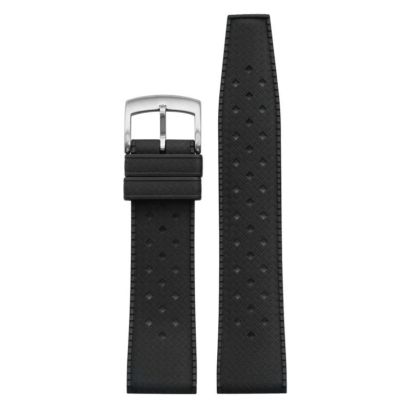 Y&D Hot Sale 20mm 22mm FKM Rubber Watch Strap – Quick Release Fluororubber Replacement Band for Easy Watch Strap Replacement - Image 1