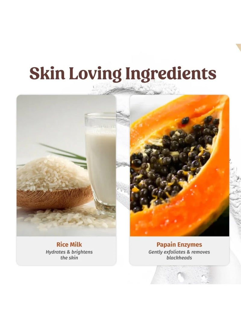 Vilvah STORE Pore Minimising Combo | Powder Face Wash + Milk Toner | Unclogs Pores, Removes Blackheads & Controls Oil | Exfoliates, Hydrates & Refines Skin | For All Skin Types - Image 3