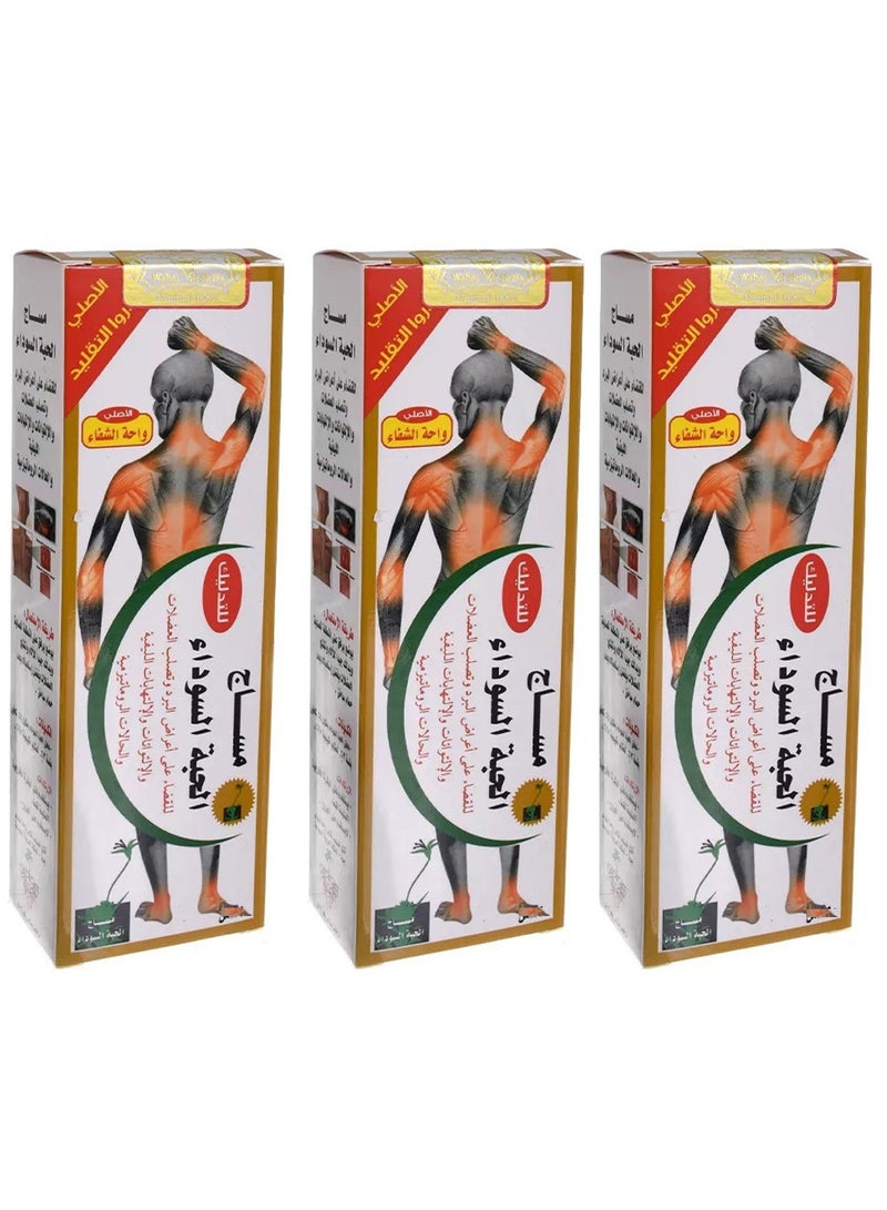 Al Shifa Pack Of 3 Black Seed Massage Cream From Al Shifa Oasis 75ml - Image 1