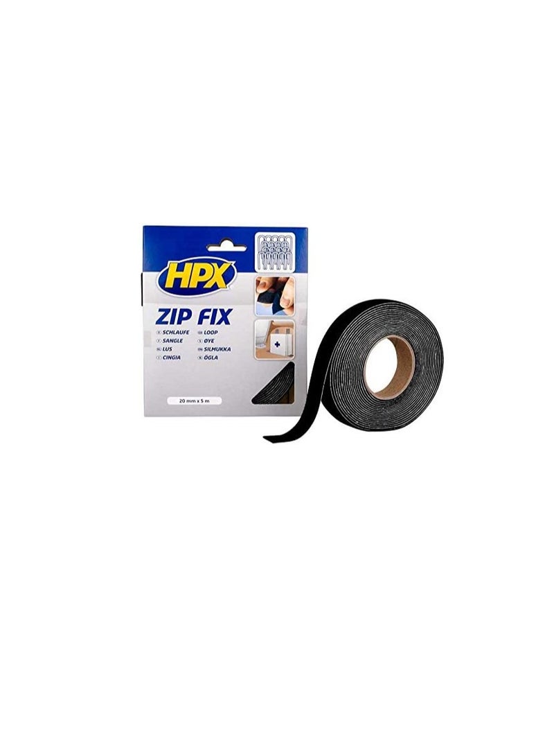 HPX Self-Adhesive Velcro Tape Loop 20mm X 5m - Image 2