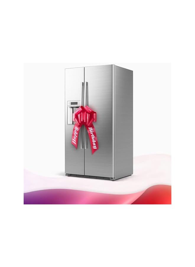 The Bros Pull Bows, 30" Gift Bows Giant Bow for Car Birthday Bow, Bow for Gifts for Present Bouquet Floral Arrangements Birthday Wedding Decoration(RED) - Image 5