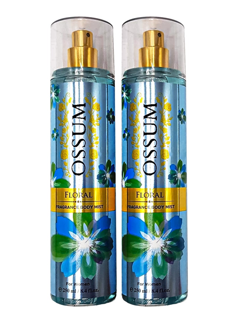 أوسوم بخاخ معطر للجسم 250 مل – فلورال - 2 حبة