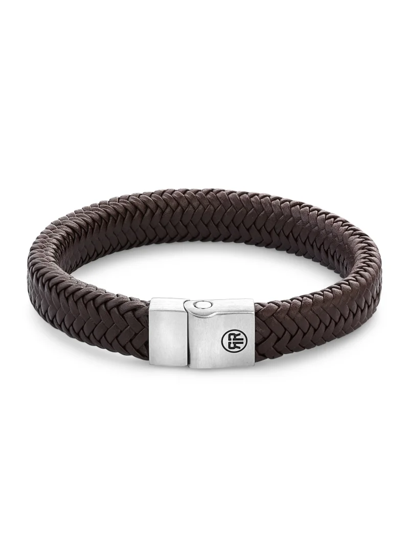 Rebel & Rose Full Metal Herringbone Brown Matt