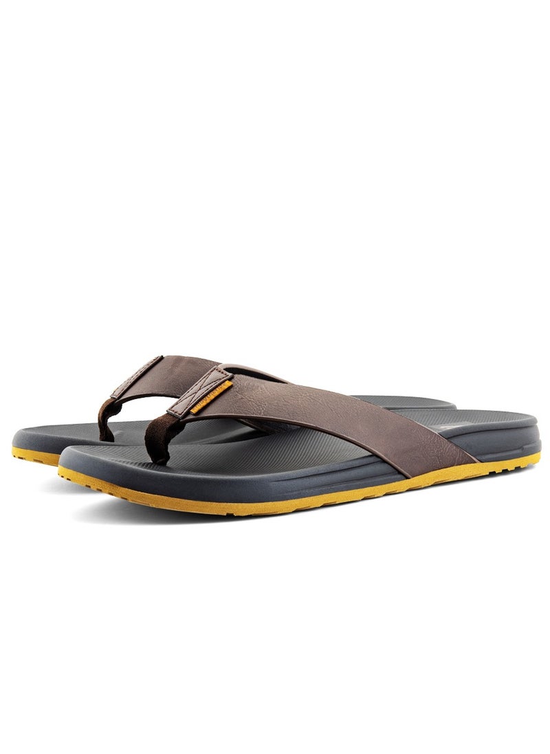 PUCA Puca Men's Slippers | Stylish Uppers Slippers for men | Slippers for every walk | Keeper Brown  - Image 2