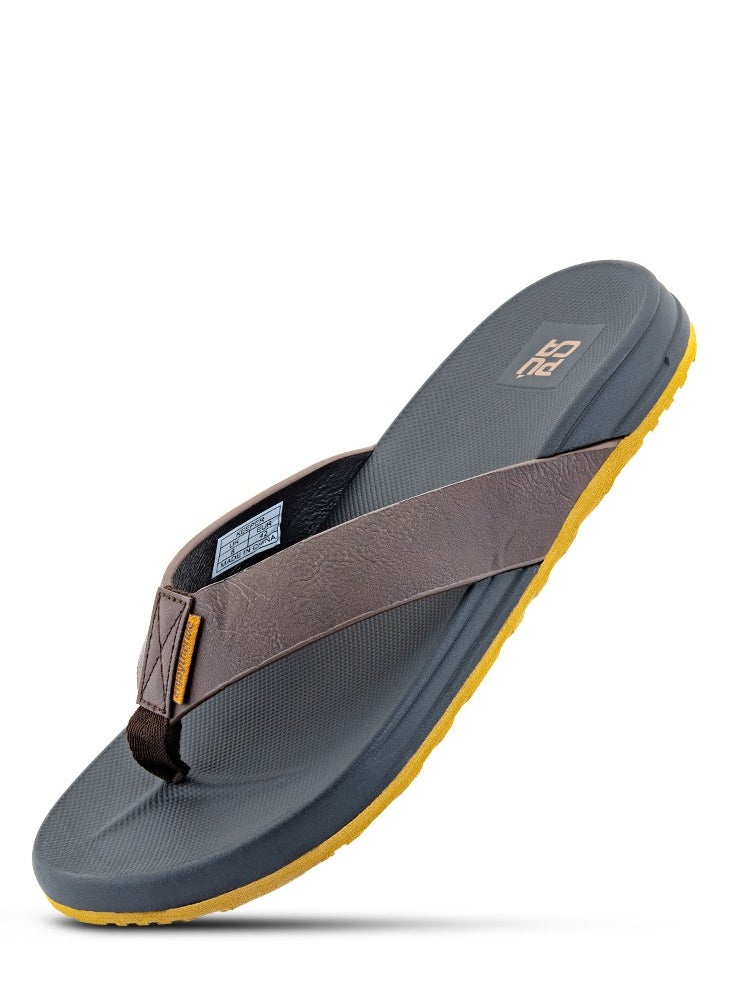 PUCA Puca Men's Slippers | Stylish Uppers Slippers for men | Slippers for every walk | Keeper Brown  - Image 1