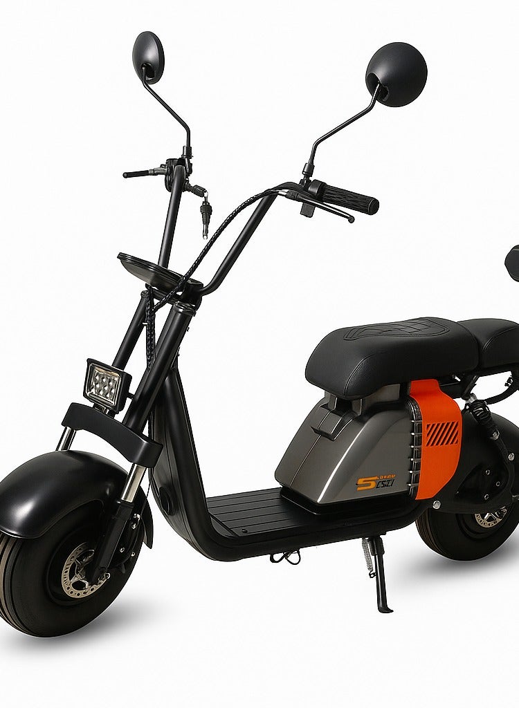 Generic Electric Scooter MINI701 – Dual Seat, Hydraulic Brakes, LED Display, Fat Tires  - Image 1