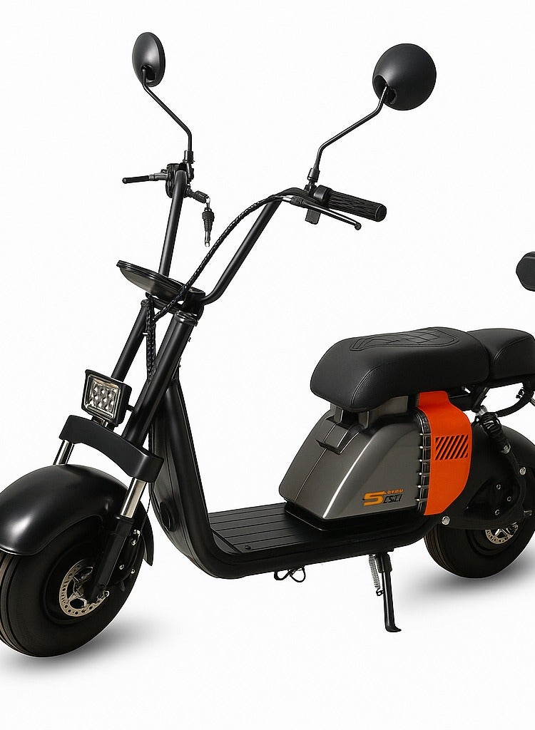 Generic Electric Scooter MINI701 – Dual Seat, Hydraulic Brakes, LED Display, Fat Tires  - Image 2
