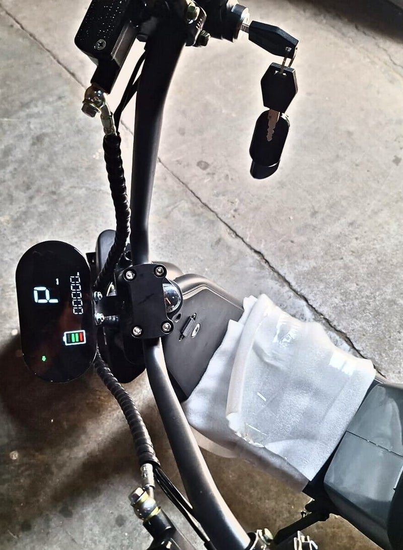 Generic Electric Scooter MINI701 – Dual Seat, Hydraulic Brakes, LED Display, Fat Tires  - Image 3