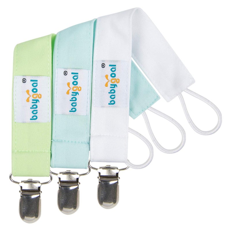 Babygoal Pacifier Clips, 6 Pack Pacifier Holder for Boys and Girls Fits for Most Pacifier Styles & Baby Toys and Baby Gift 6MP15 - Image 3