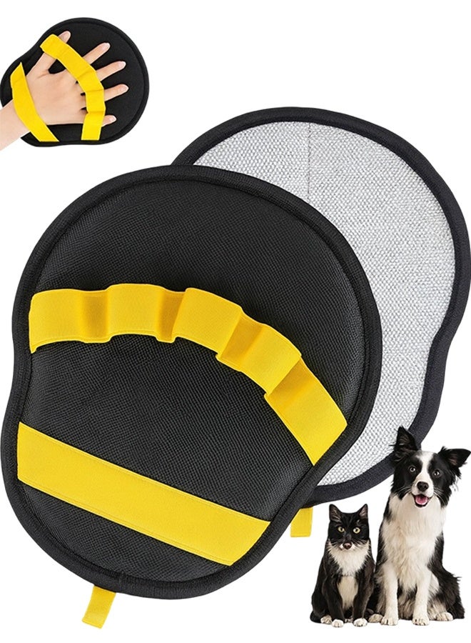 1 Pcs 5-Finger Electrostatic Reusable Pet Hair Removal Mitt & Glove, Pet Hair Remover Brush Tool for Cats & Dogs, for Couch, Furniture, Carpet, Laundry & Clothing - Image 1