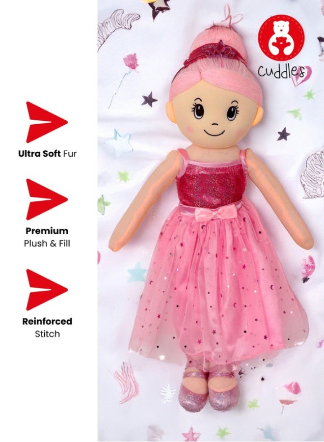 Cuddles Stuffed ballerina Doll 50cm Pink - Image 5