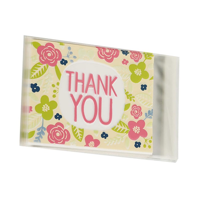 100pcs Floral Self Adhesive Cellophane Treat Bags for Baking Cookies and Party Favors - Image 2