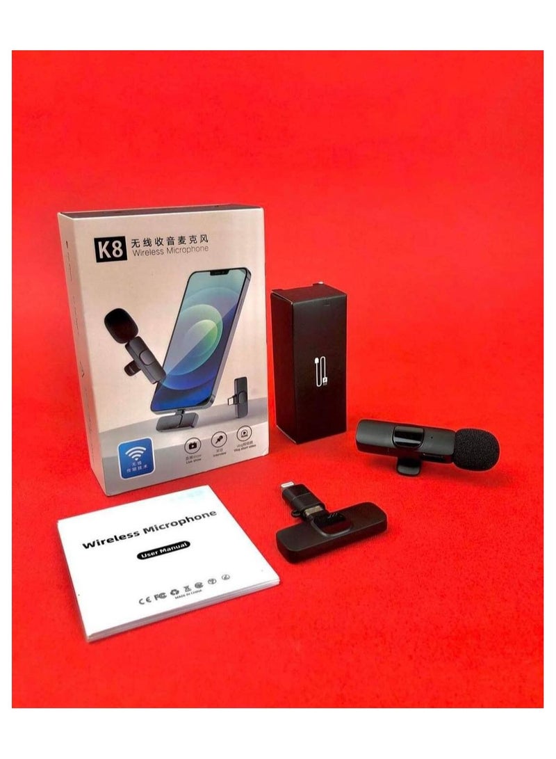 Wireless Microphone for iPhone Mini Neck Hanging Clip for Android Smartphones, Tik Tok, YouTube, Live Streaming, Flog, Zoom, Microphone No App No Bluetooth Function Works on iPhone - Image 3
