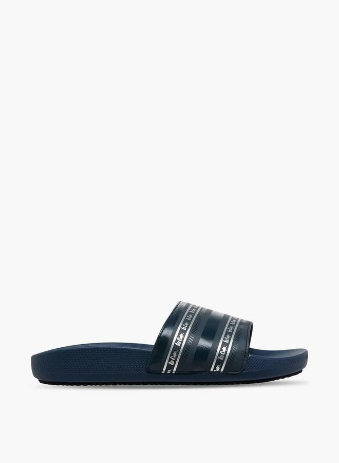 Lee Cooper Men Logo Print Slides