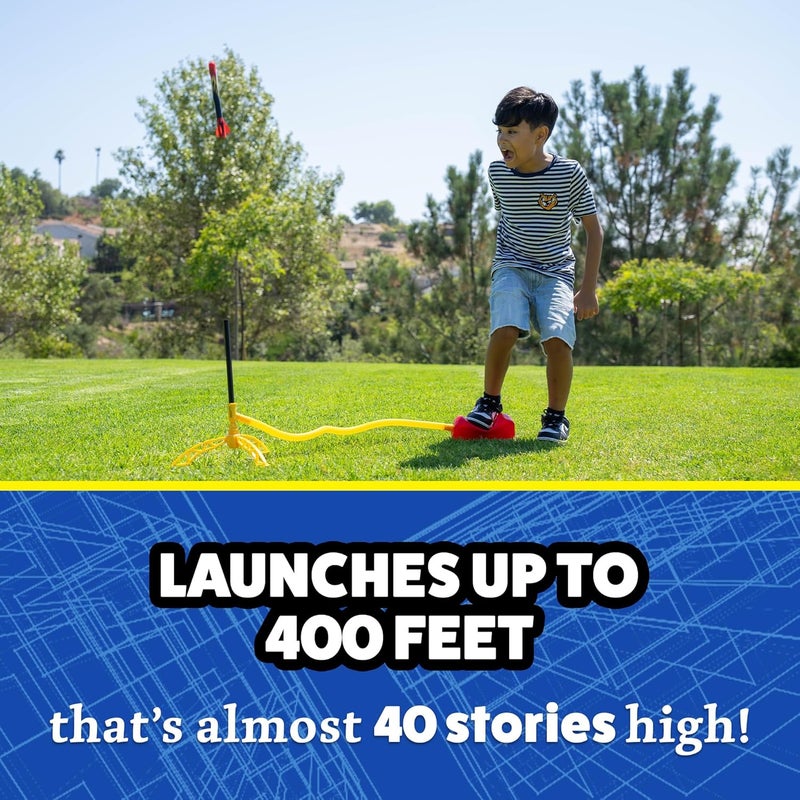 Stomp Rocket X-Treme Rocket Refill Pack - 3 Kid-Powered Rockets for Outdoor Fun - Image 3