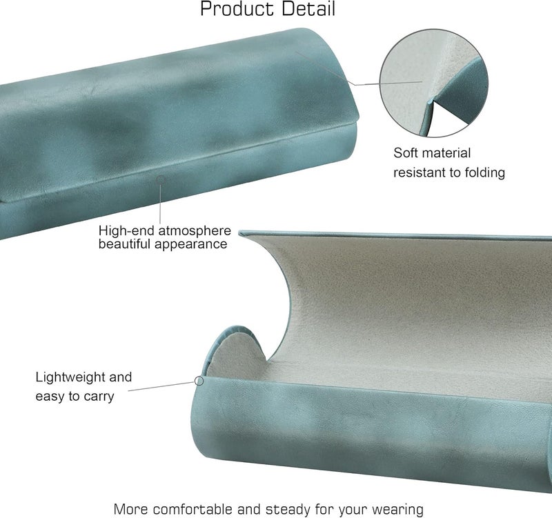 VisionGlobal Hard Shell Eyeglass Case for Eyeglasses and Sunglasses for Men/Women and Kids - Image 2