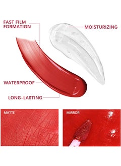 pudaier High Shine Lip Gloss With Clear Fixed Color Lip Oil - Up To 12 Hours Long Lasting Dual Ended Liquid Lipstick - Lightweight And Non Sticky - For Girls And Women  - Image 5