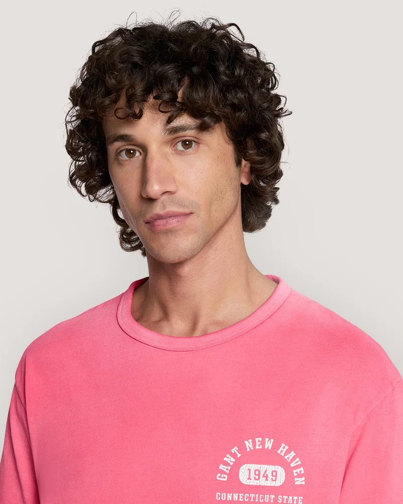 Gant  Gant Varsity Worn Graphic T-Shirt for Men | Best Price UAE