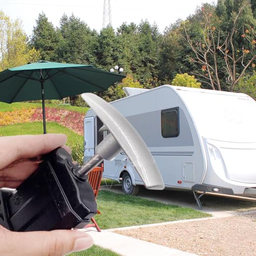 DSkoiph 2 Pack RV Waste Water Valve Handles Replacement Compatible with Camco Fit for 1 1/2",2”and 3" Sewer Dump Valve Gate Valve Handles (Metal) - Image 3