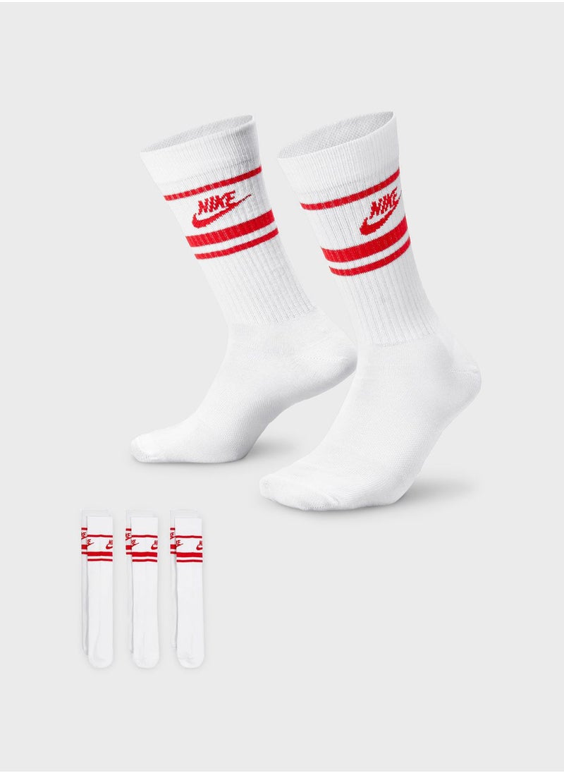 Nike 3 Pack Everyday Essential Crew Socks  - Image 1