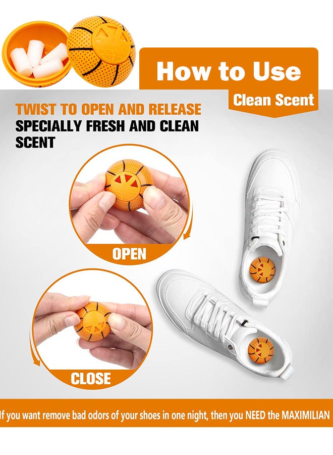 Maximilian Professional Shoe Deodorizer Balls Freshener Odor Eliminator Odor-Fighting for Neutralizing Odor and Refreshing Sneaker Wardrobe Gym Bags  - Image 5