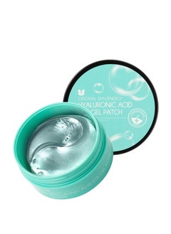 MIZON MIZON Hyaluronic Eye Gel Patch with Triple Hyaluronic Acid and Seaweed Extracts for Deep Hydration, Plumping, and Soothing – 60pcs – Improves Dryness and Smooth Texture  - Image 1