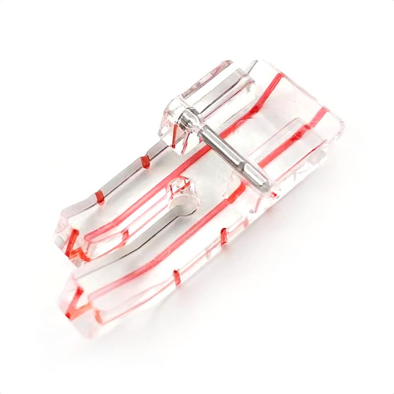 TISEKER Clear Presser Foot 14 Quarter Inch for Patchwork Quilting Fits for All Low Shank SnapOn Singer Brother Babylock EuroPro Janome Kenmore White Juki Simplicity Elna Sewing Machine - Image 3
