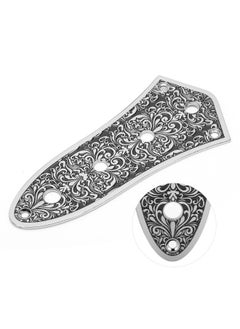Thoraya Bass Control Plate Aluminum Alloy Carved Board Volume Switch for Jazz Guitar Parts Replacement  - Image 2