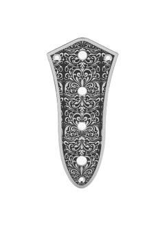 Bass Control Plate Aluminum Alloy Carved Board Volume Switch for Jazz Guitar Parts Replacement