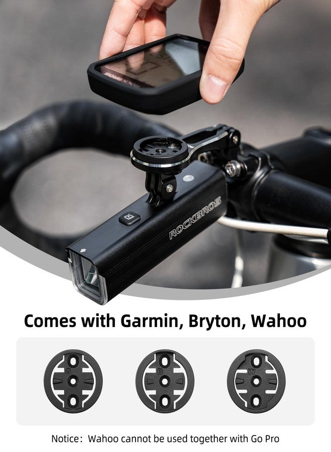 ROCKBROS Adjustable Out-Front Bicycle Mount - Aluminum Cycling Computer Mount Compatible with Garmin, Bryton, GoPro - Image 5