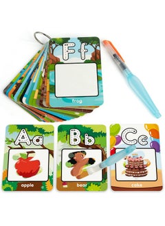 Coogam Coogam Alphabet Water Coloring Cards, Aqua Painting Doddle Flashcards, Drawing 26 Letters ABC Words, Educational Learning Toy Gift for 3 4 5 Year Old Kids Toddlers  - Image 1