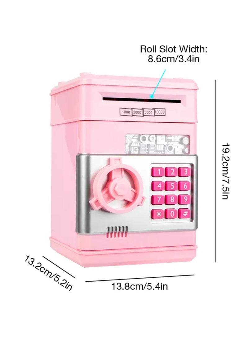 Kids Mini Electronic Atm Bank, Saving Box with Digital Password, Auto Scroll Cash Music Safe Box for Cashs and Coins. (Pink Color) - pzsku/ZA5BBCC217669310F63F1Z/45/_/1732864254/ac3293aa-e8ef-4d86-ba7d-5d791ee8b12c