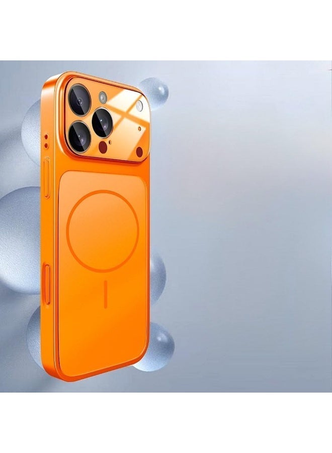 Magnetic Hard Case for iPhone 15 pro max Convertor Case, Full Glass Camera Lens Protector, Support Wireless Charging, Shockproof Cover for iPhone 15 Pro Max - Image 1