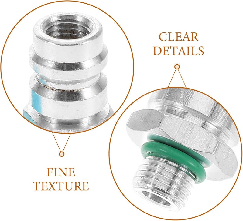 Demand-based stock planning ORFOFE Car Valve Core Kit with Air Conditioning Valve Core 2pcs Set Replacement Vehicle Supplies for Car Ac System Maintenance Small apartment fit Dust proof Gulf user preference oriented build Fast warehouse picking Natural material Carefully selected material In-Kingdom stored commodity Local available supply All season compatible build Multi-use well optimized build Updated modern design Long term use design Standard fit Modern practical shape Water rust proof Adjustable build Consistent steady quality Longevity optimized build Labor saving Lightweight Popular practical build Multi-source stock guarantee Fixed delivery schedule All preference matching build - Image 3