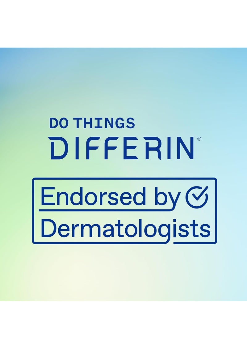differin - Differin Acne Face Wash with 10% Benzoyl Peroxide, Maximum Strength OTC Acne Foaming Cleanser, Fast Acting Acne Treatment for Face and Body, 5 oz. - Image 1