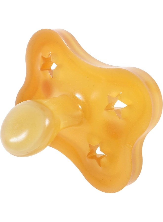 SWEETIE Rubber Star Shape Orthodontic Pacifier Rubber 1 Count (0-6 Small) - Image 2
