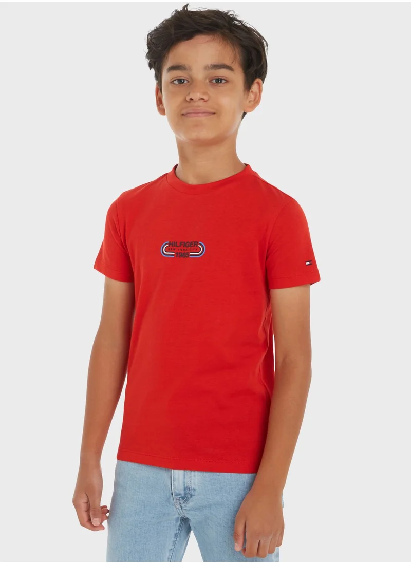 TOMMY HILFIGER Youth Color Block T-Shirt
